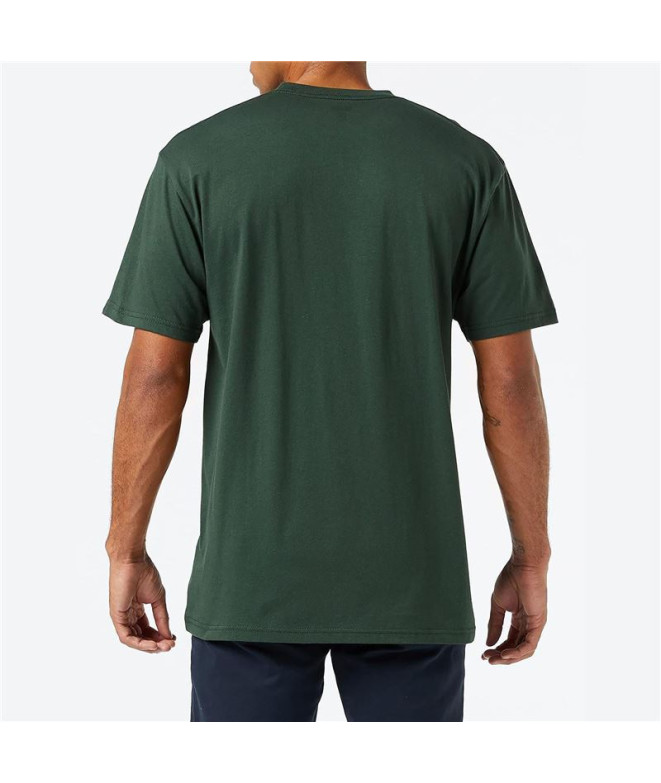 Camiseta Vans Clássico Vans Homem Verde escuro