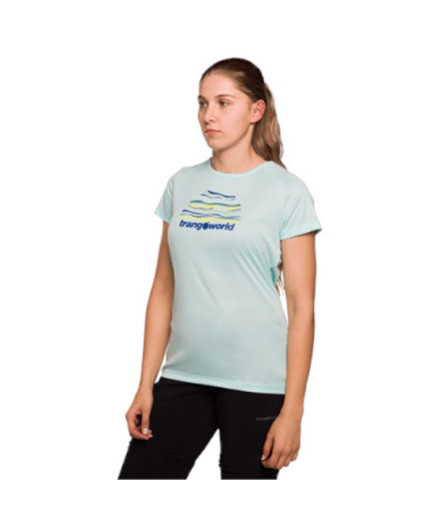 T-shirt de Montagne Trangoworld Sihl Femme Eau verte T-shirt de Montagne Trangoworld Sihl Femme Eau verte