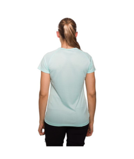 T-shirt de Montagne Trangoworld Sihl Femme Eau verte 2