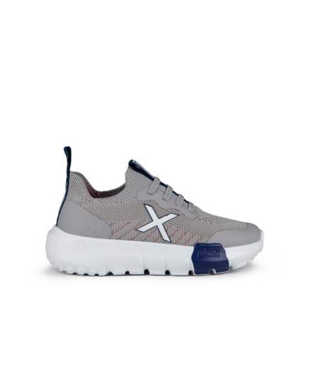 Sapatilhas Casual Munich Jony Kid 02 Infantil Cinza