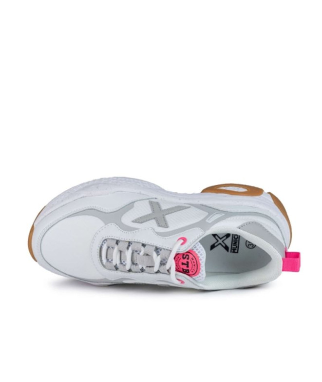 Zapatillas Casual Munich Sabbia 08 Infantil Blanco