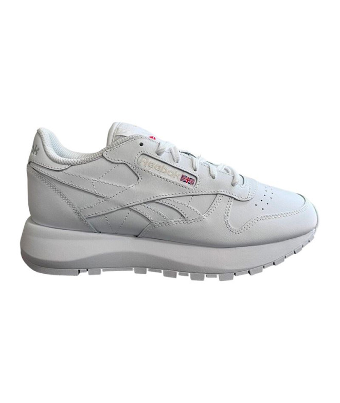 ChaussuresReebok Classic Cuir Sp Femme Blanc/Blanc/Gris