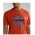 Camiseta Napapijri S-Bollo Ss 1 Laranja Homem