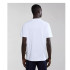 Camiseta Napapijri S-Aylmer Branco 002 Homem