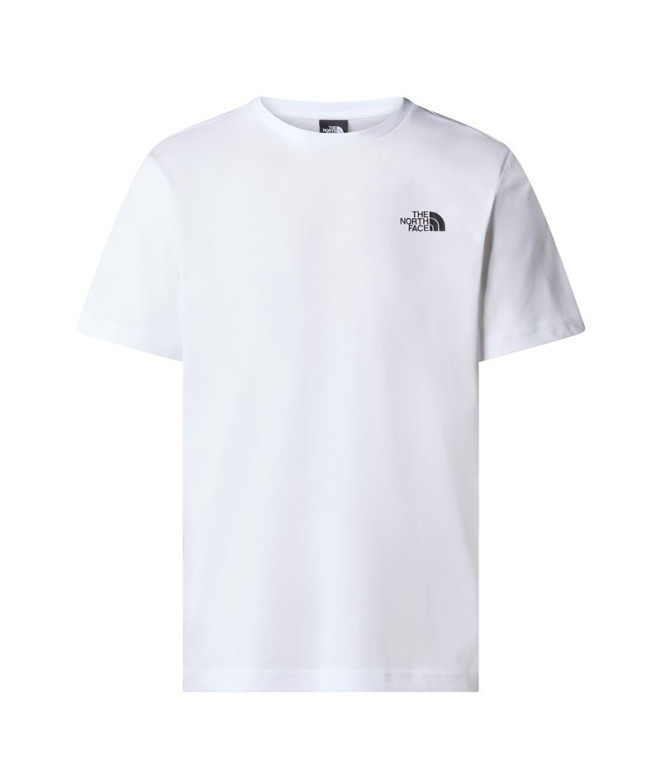 T-shirt à partir de Montagne The North Face Redbox Homme White