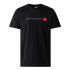 Camiseta de Montanha The North Face Never Stop Exploring Homem Preto