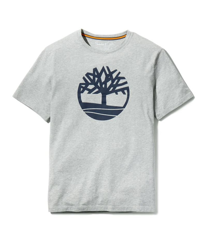 T-shirt Timberland Logo de l'arbre de la rivière Kennebec gris Homme