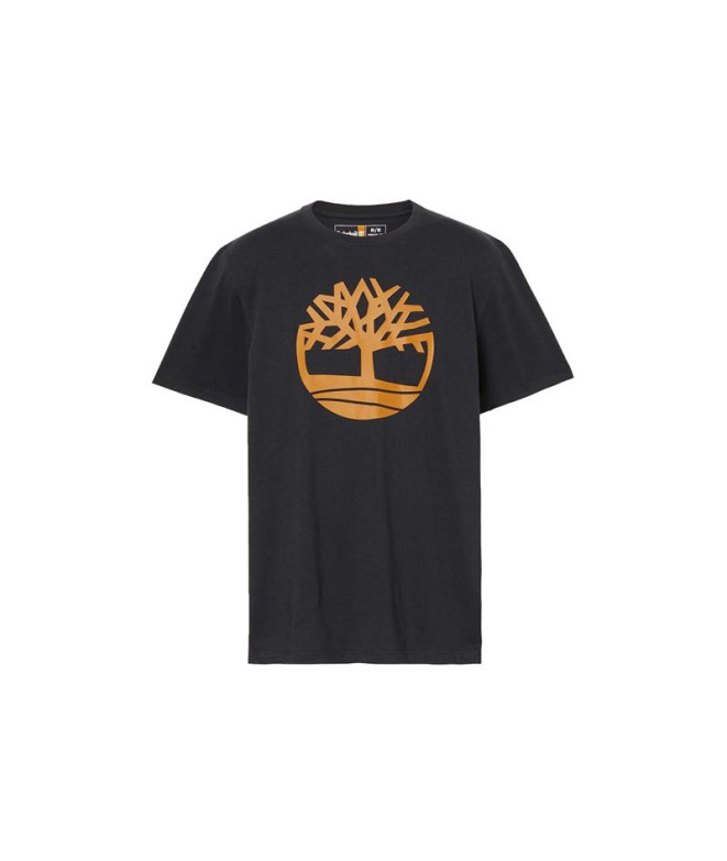 Camiseta Timberland Kennebec River Tree Logo Negro Hombre