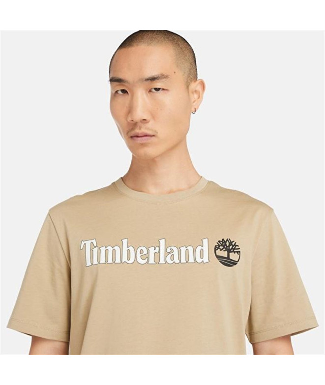 Camiseta Timberland Logótipo linear do rio...