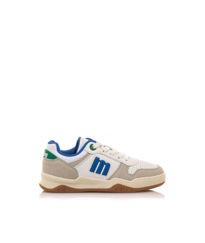 Chaussures Mustang Pope Split Off White Action Pu White Soto Green Enfant