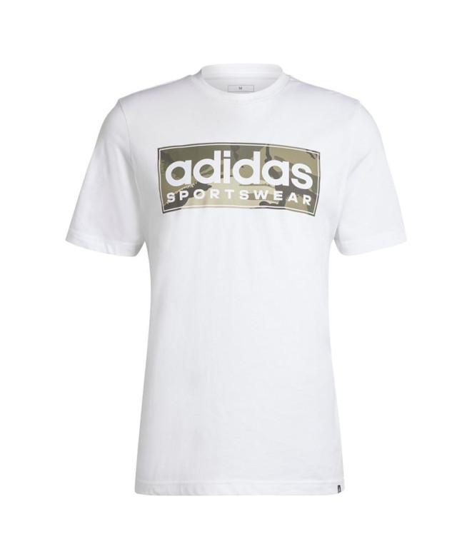 Camiseta adidas Camo G 2 Homem Branco