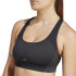 Sutiã esportivo de Fitness adidas Essentials Aeroknit Light Support Mulher Preto