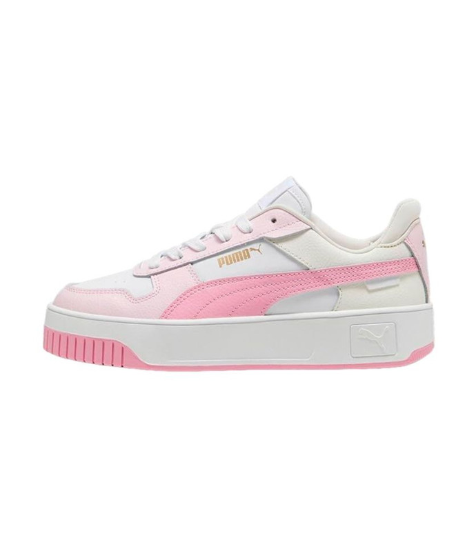 Chaussures Femme Puma Carina Street Blanc Rose