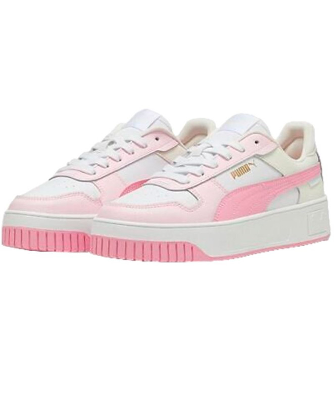 Chaussures Femme Puma Carina Street Blanc Rose