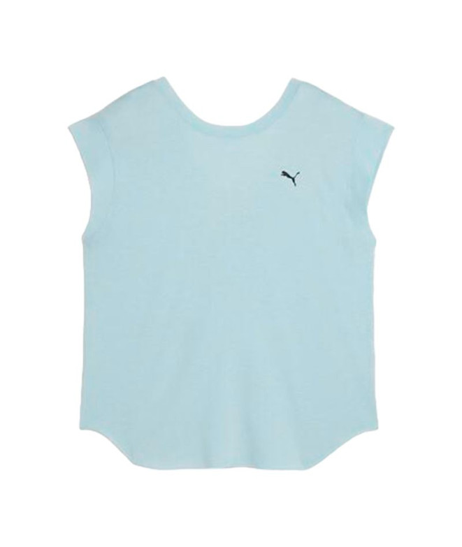 T-shirt by Running Puma Studio Foundation Femme Turquoise