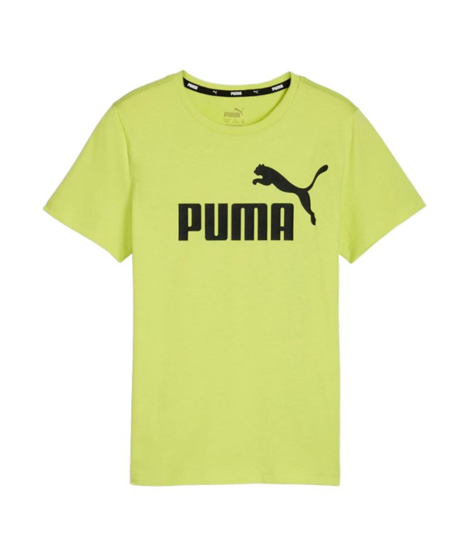 Camiseta Puma Essentials Amarelo Infantil