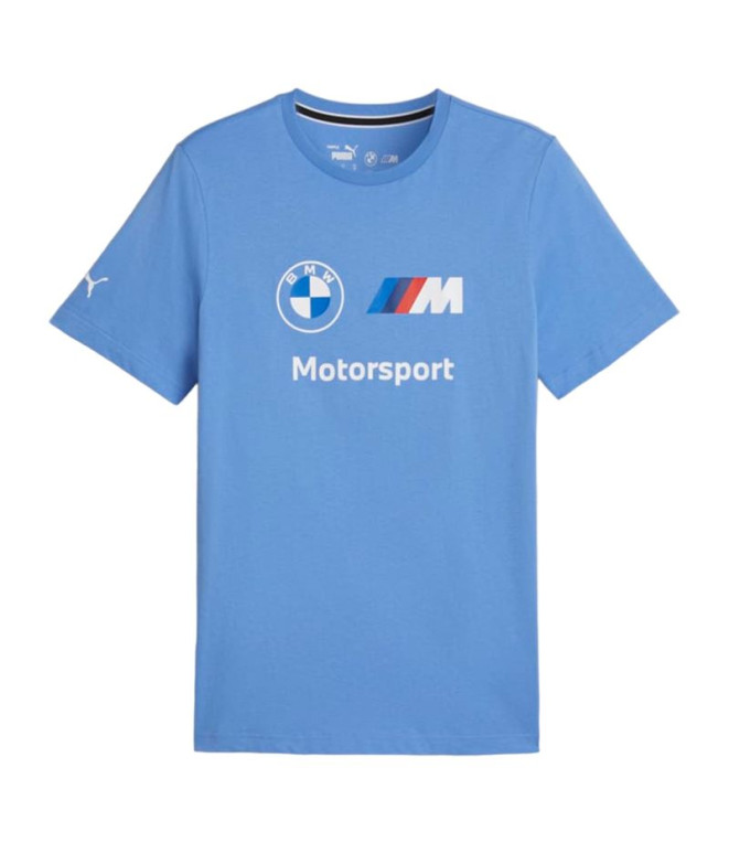 Camiseta Puma Bmw Mms Ess Logo Hombre Azul Cielo