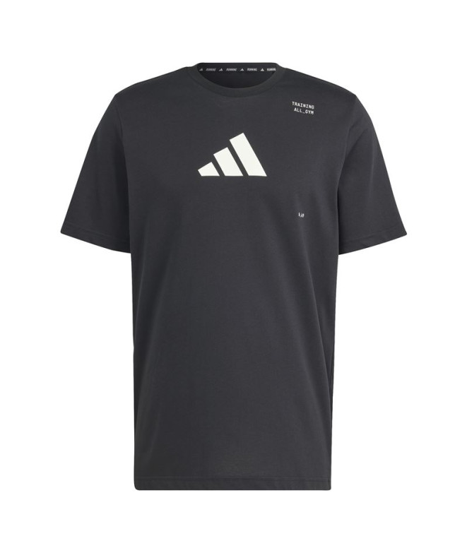 T-shirt by Fitness adidas  Essentials Tr Cat G Homme Black