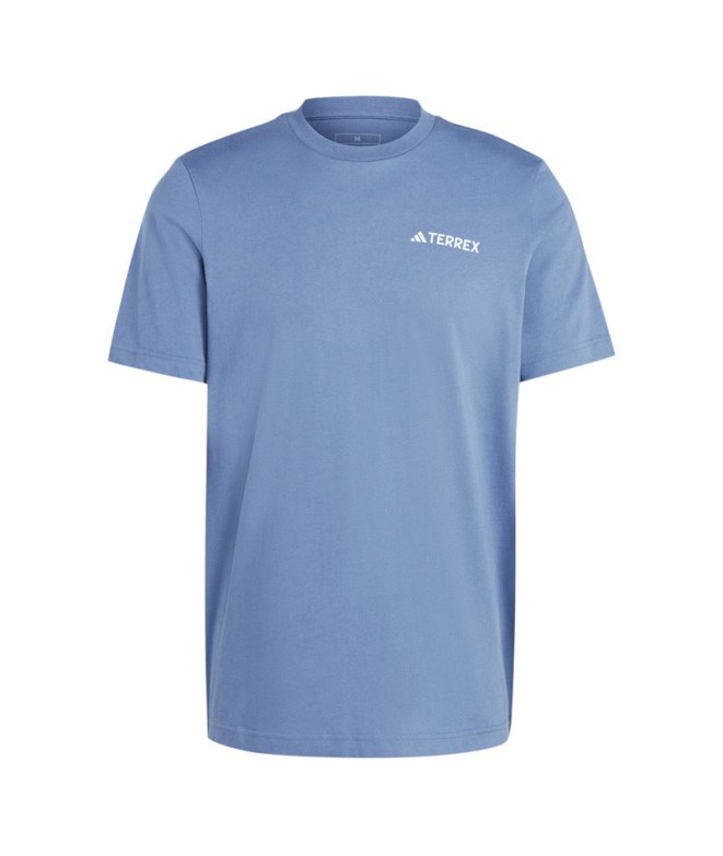 Camiseta de Senderismo adidas Tx Mtn 2.0 Hombre Azul