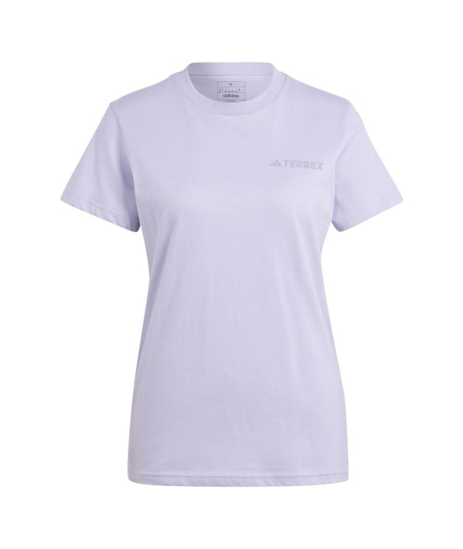 Camiseta de Senderismo adidas Tx Mtn 2.0 Mujer Morado