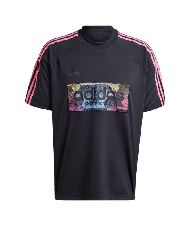 Camiseta adidas Tiro Aop Homem Preto