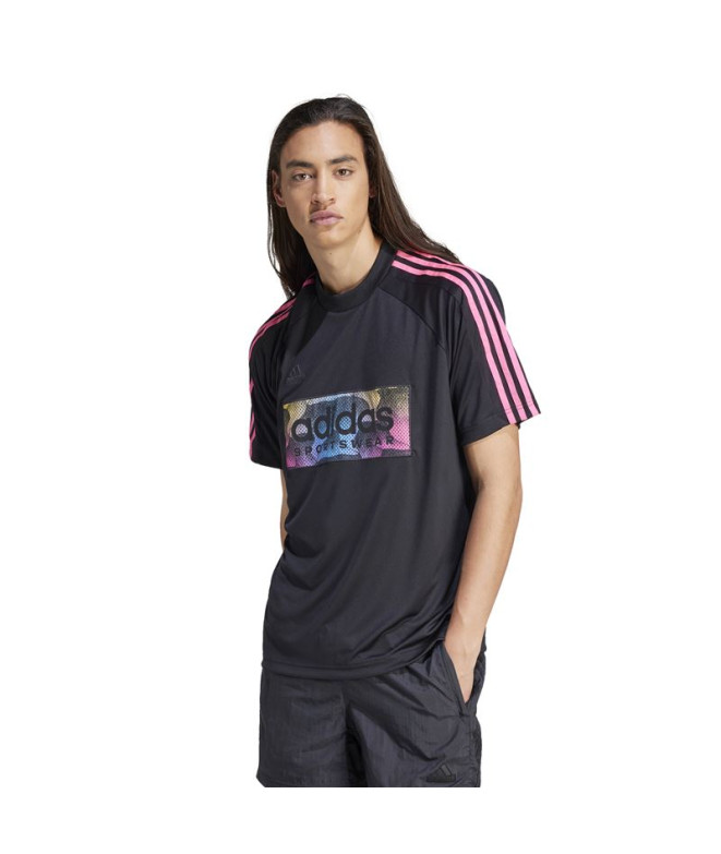 Camiseta adidas Tiro Aop Homem Preto