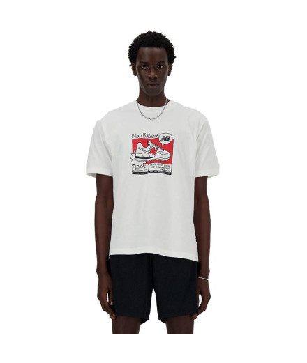 T-shirt New Balance Homme Sport Essentials Ad White