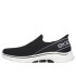 Chaussures Skechers Go Walk 7 - Mia Slip-Ins Femme Noir / Blanc
