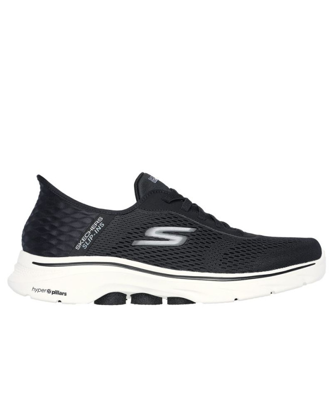 Zapatillas Skechers Go Walk 7 - Free Han Hombre Blanco / Negro