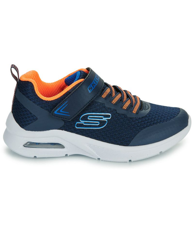 Chaussures Skechers Microspec Max - Vapt Enfant Orange / Bleu