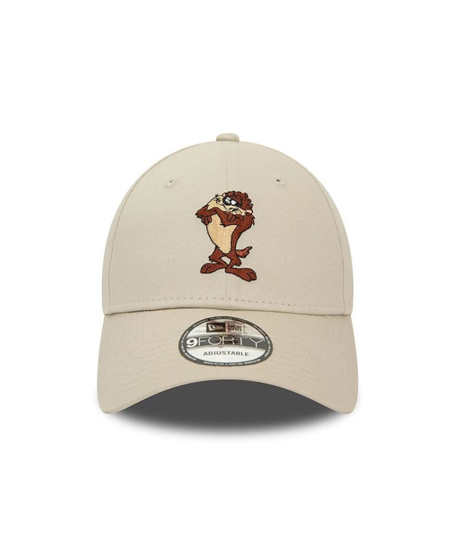 Gorra New Era CHARACTER 9FORTY Taz Light Beige Hombre