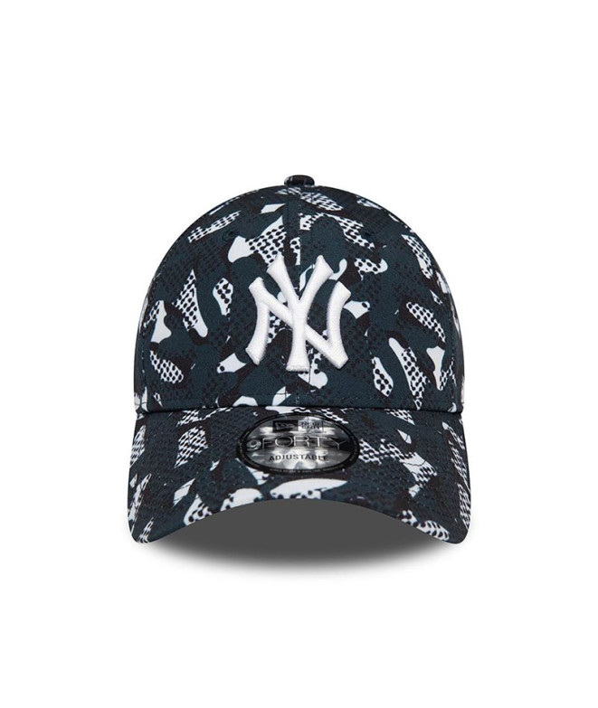 Casquette New Era Imprimé saisonnier 9FORTY New York MLB Navy Blue Femme