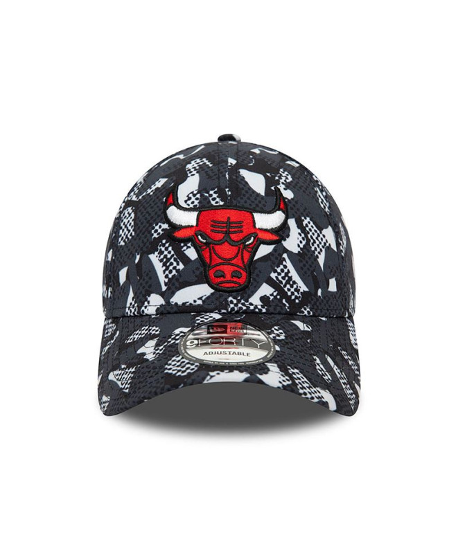 Gorra New Era Seasonal Print 9FORTY Chicago Bulls NBA Mujer