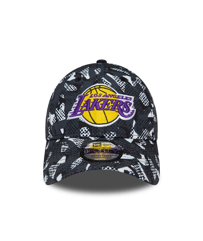 Gorra New Era Seasonal Print 9FORTY LA Lakers NBA Mujer