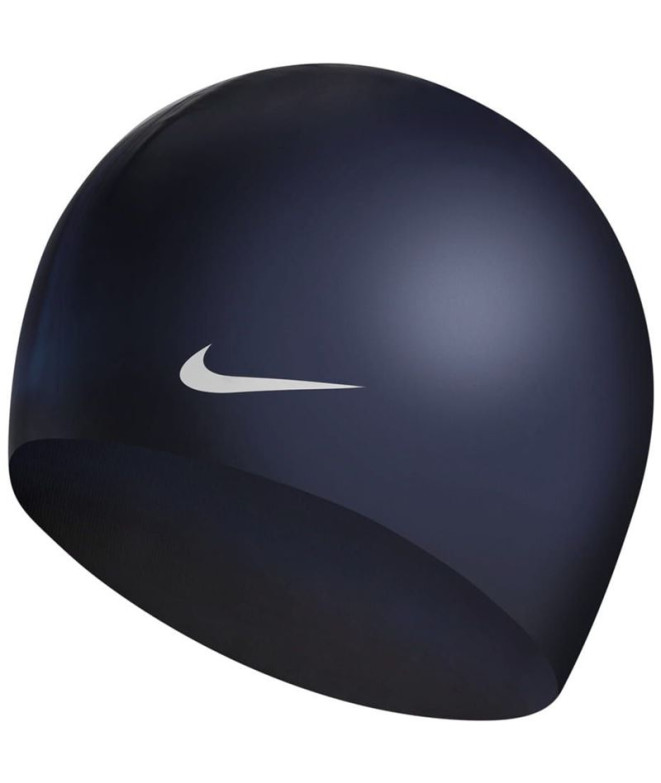 Boné por Natação Nike Silicone sólido azul-marinho