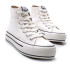Sapatilhas Mustang 2025 V Attitude Mulher Canvas Branco