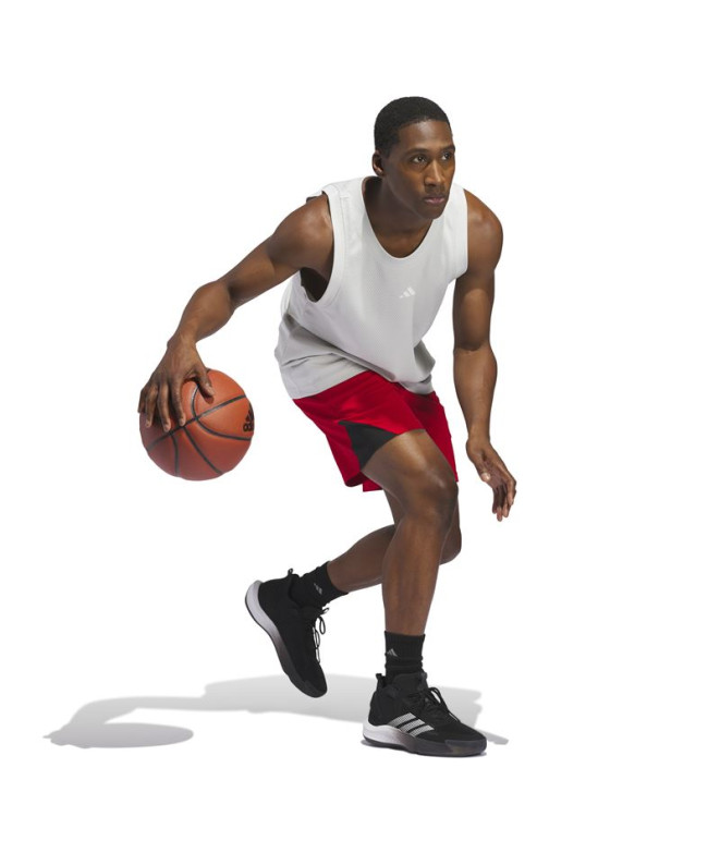 T-shirt de Basket-ball adidas Legends Homme Grey