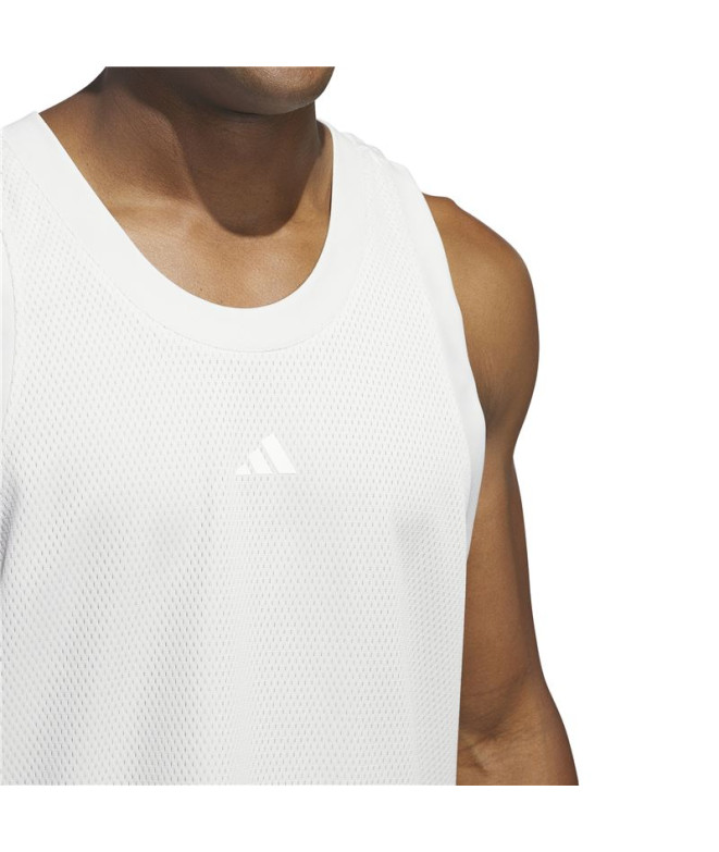 Camiseta de Baloncesto adidas Legends Hombre Gris