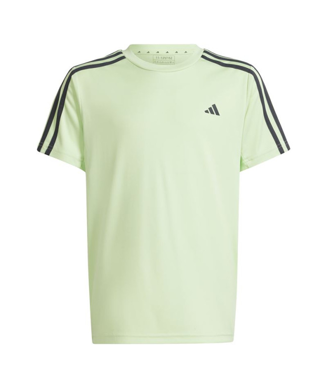 Camiseta de Fitness adidas Essentials Tr-Essentials 3-Stripes Menino Verde