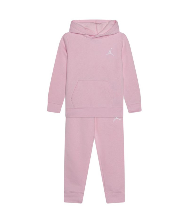 Conjunto Pulôver de lã Jordan Essentials Set Infantil Rosa