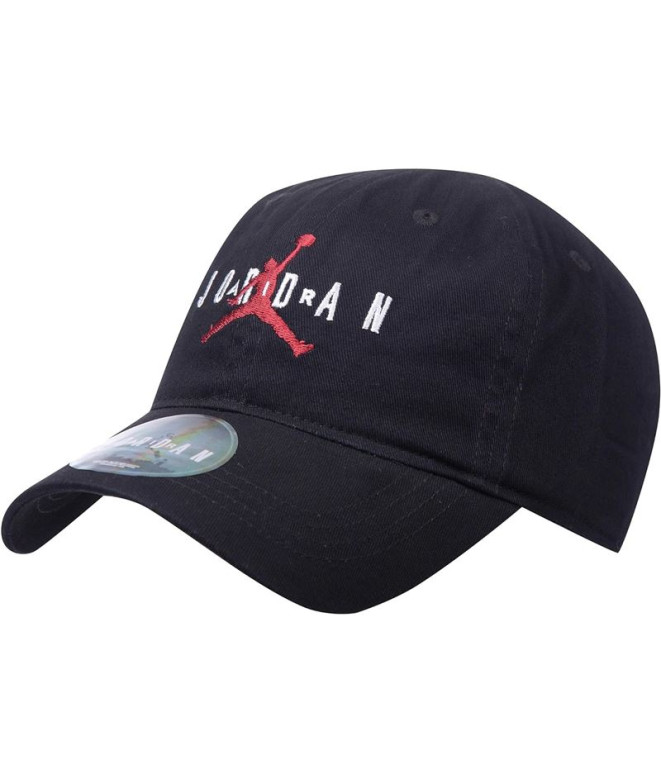 Boné Menino Jordan Curve Brim Ajustável Preto