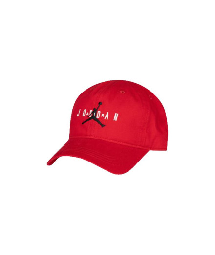 Boné Menino Jordan Curve Brim Ajustável Vermelho
