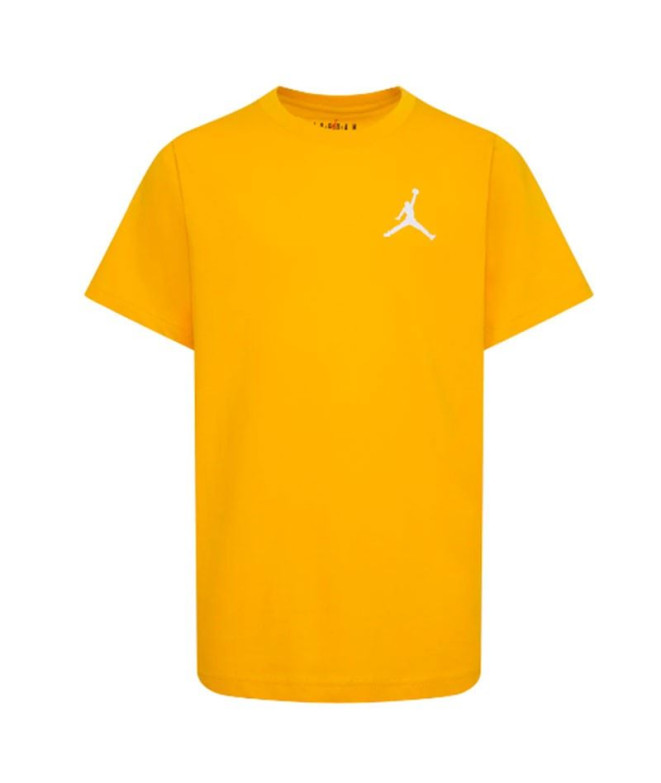 Camiseta Jordan Jumpman Air Emb Niño Amarillo
