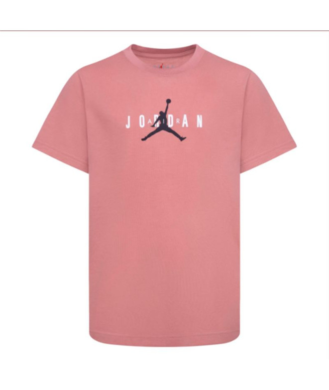 Camiseta Jordan Hbr Sustainable Ss Infantil Rosa