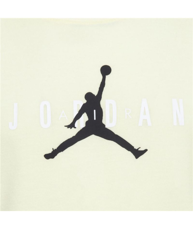 T-shirt Enfant Jordan Hbr Sustainable Ss Yellow
