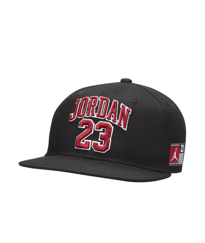 Boné Infantil Jordan Jersey Flatbrim Preto