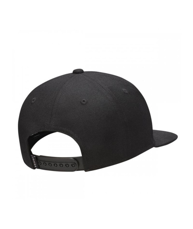 Boné Infantil Jordan Jersey Flatbrim Preto