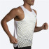 Camiseta de Running Brooks Atmosphere Singlet 2.0 Homem Branco
