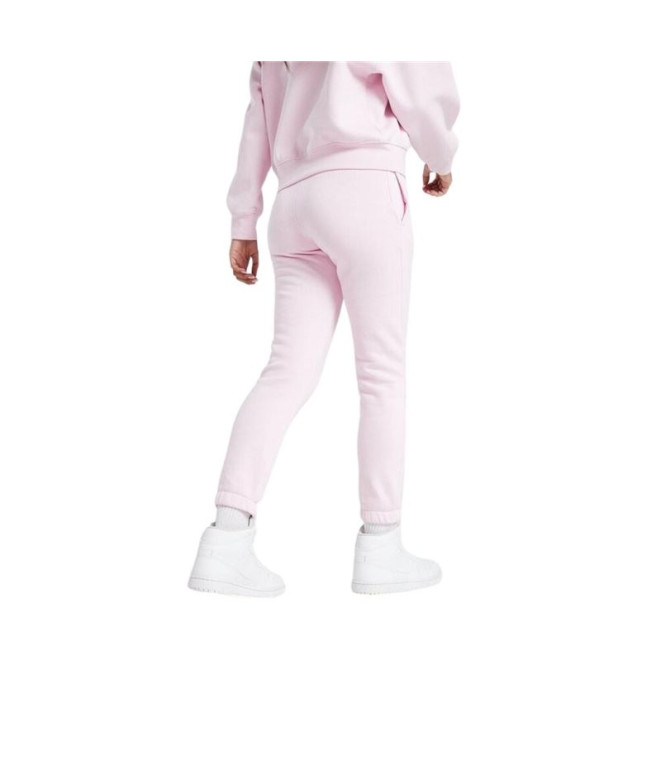 Calça Menina Jordan Icon Play Fleece Rosa