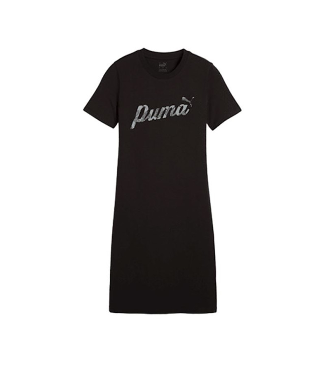 Vestido Puma Essentials+ Blossom Preto Mulher